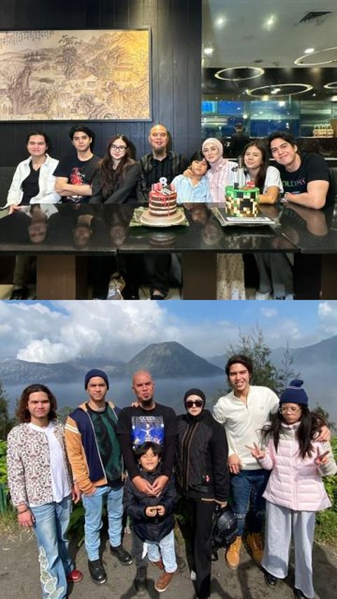 Momen Kedekatan Ahmad Dhani Kumpul dengan 7 Anaknya, Rame!