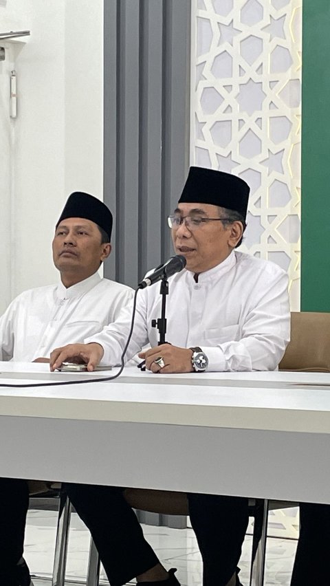 Ketua Umum Pengurus Besar Nahdlatul Ulama (PBNU) KH Yahya Cholil Staquf atau Gus Yahya (Liputan6.com/Ady Anugrahadi)