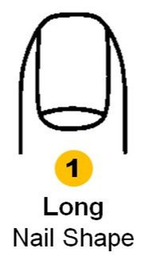 Bentuk Kuku Panjang Vertikal. (JagranJosh)