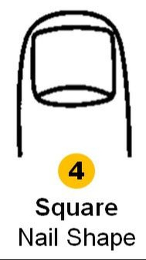 Bentuk Kuku Kotak. (JagranJosh)