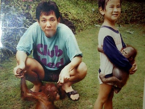 Foto Lawas Bos Jalan Tol Ganteng Banget Bareng Sang Putra, Sindir Orang Utan Lebih Jujur dari Orang Kota