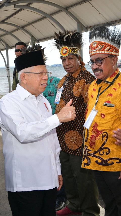 Wapres Ma’ruf Amin Luncurkan Rencana Induk Percepatan Pembangunan Papua