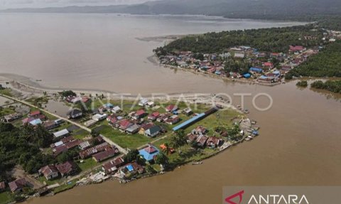 46 Rumah Hilang Akibat Abrasi Sungai Konaweha, Warga Gotong Royong Bikin Tanggul