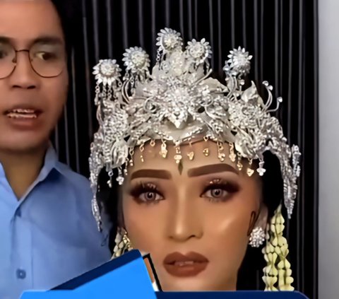 Viral! Allegedly Frustrated with Many Protests, MUA Removes Bride's Makeup, Netizens: 'Already Beautiful!'
