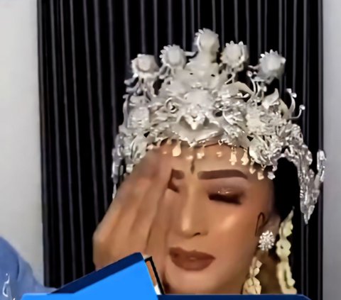 Viral! Allegedly Frustrated with Many Protests, MUA Removes Bride's Makeup, Netizens: 'Already Beautiful!'