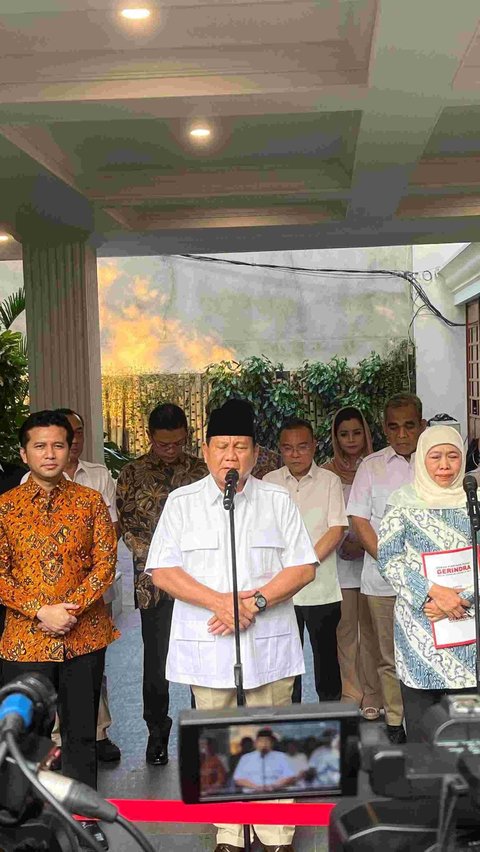 Prabowo Usung Khofifah-Emil Dardak di Pilkada Jatim