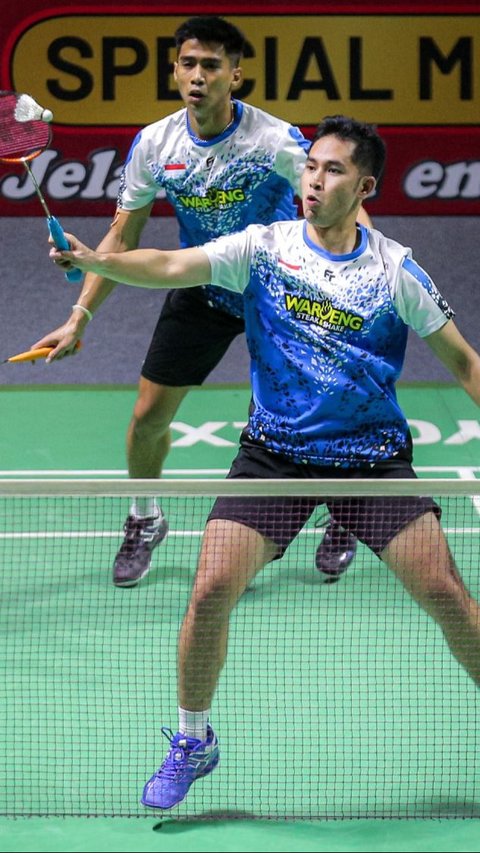 FOTO: Hasil Indonesia Open 2024: Sabar/Reza Melaju ke Semifinal