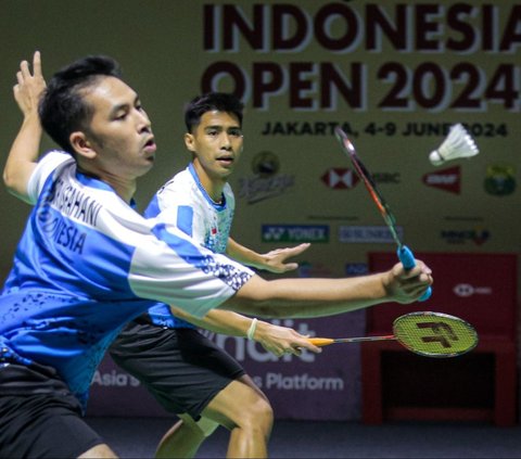 FOTO: Hasil Indonesia Open 2024: Sabar/Reza Melaju ke Semifinal