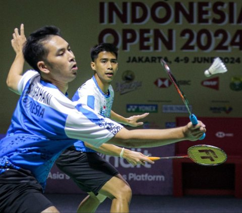 FOTO: Hasil Indonesia Open 2024: Sabar/Reza Melaju ke Semifinal