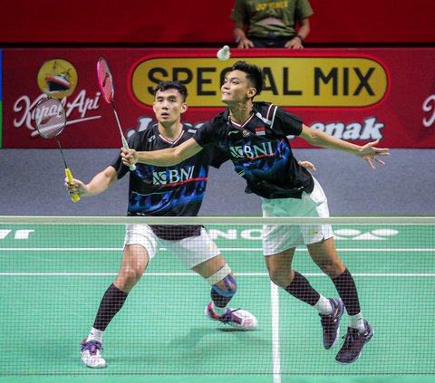 FOTO: Hasil Indonesia Open 2024: Bagas/Fikri Kalah Dramatis di Tangan Ganda Denmark