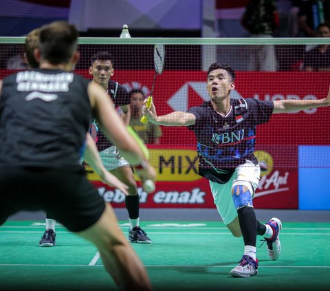 FOTO: Hasil Indonesia Open 2024: Bagas/Fikri Kalah Dramatis di Tangan Ganda Denmark