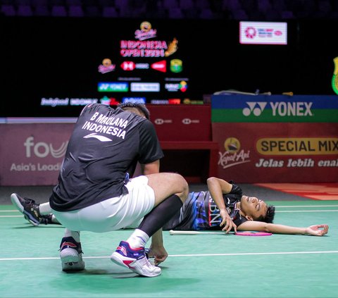 FOTO: Hasil Indonesia Open 2024: Bagas/Fikri Kalah Dramatis di Tangan Ganda Denmark