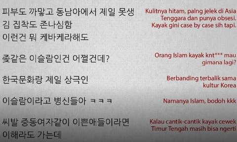 Tinggal & Cari Duit di Indonesia, Orang-orang Korea Malah Hina RI & Islam di Forum Indosarang