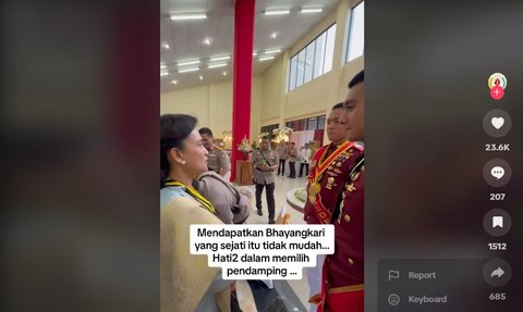 Wejangan Istri Kapolri ke Taruna Akpol Lulusan Terbaik Dalam Mencari Pasangan, Tak Boleh Sembarangan