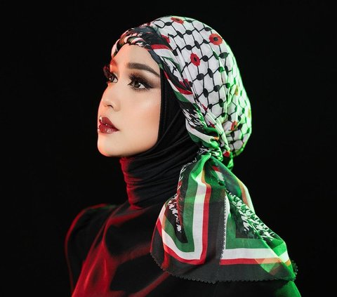 Ria Ricis Appears with Palestinian Keffiyeh and Bold Makeup in her Birthday Post
