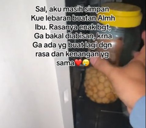 Pria Ini Simpan Kue Terakhir Buatan Ibunya sebelum Wafat, Kisahnya Bikin Haru Warganet