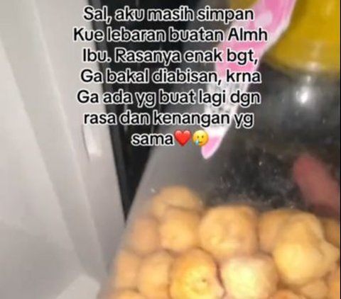 Pria Ini Simpan Kue Terakhir Buatan Ibunya sebelum Wafat, Kisahnya Bikin Haru Warganet