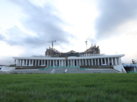 Portrait of the Ceremony Field in IKN, Ready to be Used for the 79th Indonesian Independence Day Celebration?