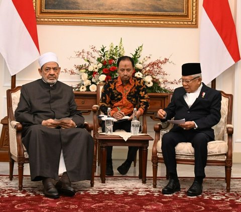 Wapres Ma'ruf dan Grand Syekh Al-Azhar Tegaskan Islam Bukan Agama Kekerasan, Tapi Penuh Kasih