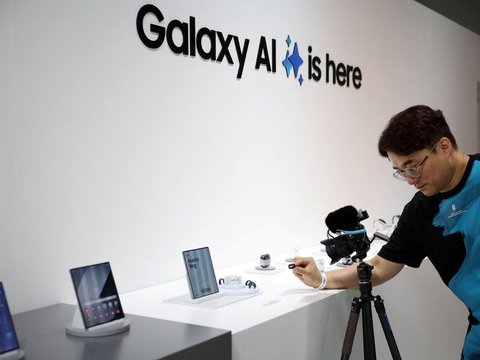 FOTO: Beragam Fitur Canggih! Ini Penampakan Cincin Pintar Samsung Galaxy Ring Saat Diperkenalkan di Seoul