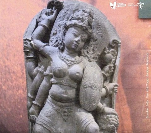 Potret Arca Durga dari Candi Jawi, Patung dengan Wajah Cantik dan Tubuh Menggairahkan