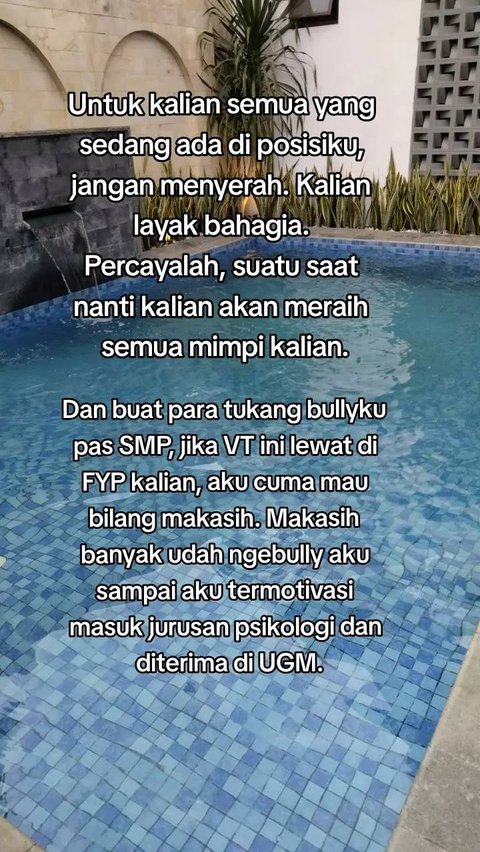 Wanita Ini Sempat Jadi Korban Bully saat SMP dan Kini Sukses Masuk Kuliah Psikologi di UGM, Kisahnya Tuai Simpati Warganet