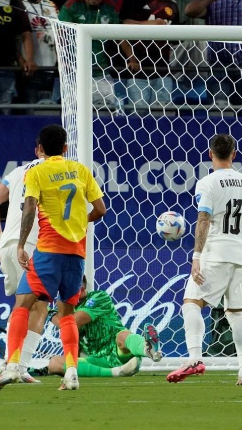 FOTO: Kolombia Siap Tantang Argentina di Final Copa America 2024, Ini Golnya yang Menjebol Gawang Uruguay