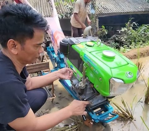 Usai Ngebajak Sawah, Ayah Lesti Kejora Bahagia Sang Istri Tercinta Antar Makanan 'Istriku Tersayang, Kade Gebis'