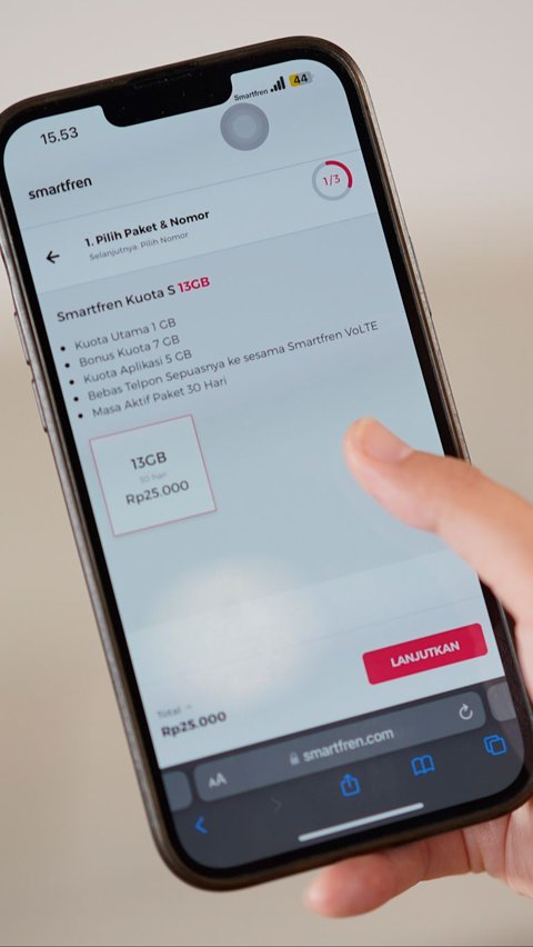 Smartfren memberikan pilihan eSIM terbaru dengan harga yang jauh lebih kompetitif, yaitu eSIM Kuota S seharga Rp25.000. 