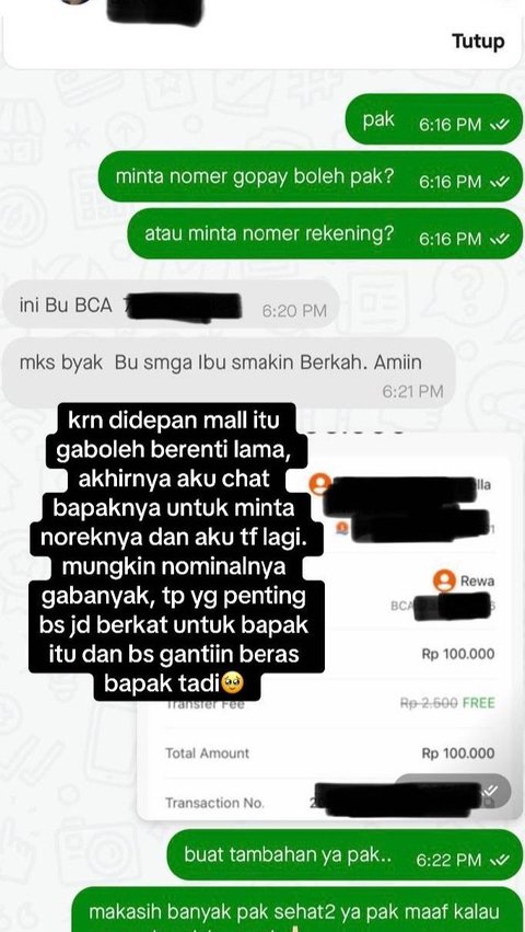 Kisah Haru Wanita Bantu Driver Ojol yang Alami Apes saat Berasnya Jatuh di Jalan, Penuh Makna Mendalam