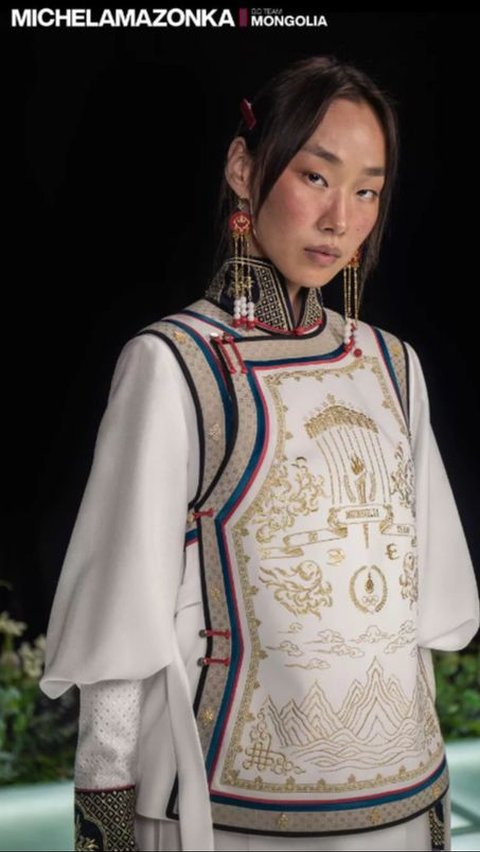 Paris Olympic Uniforms Mongolian Athletes Like Movie Costumes, Cool and Authentic!