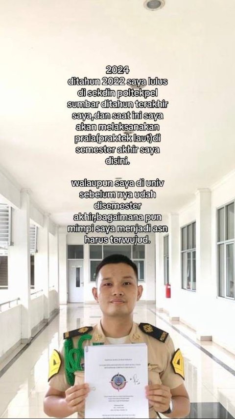 Dengan tekad kuat dan semangat pantang menyerah, Daffa berhasil meraih impiannya.