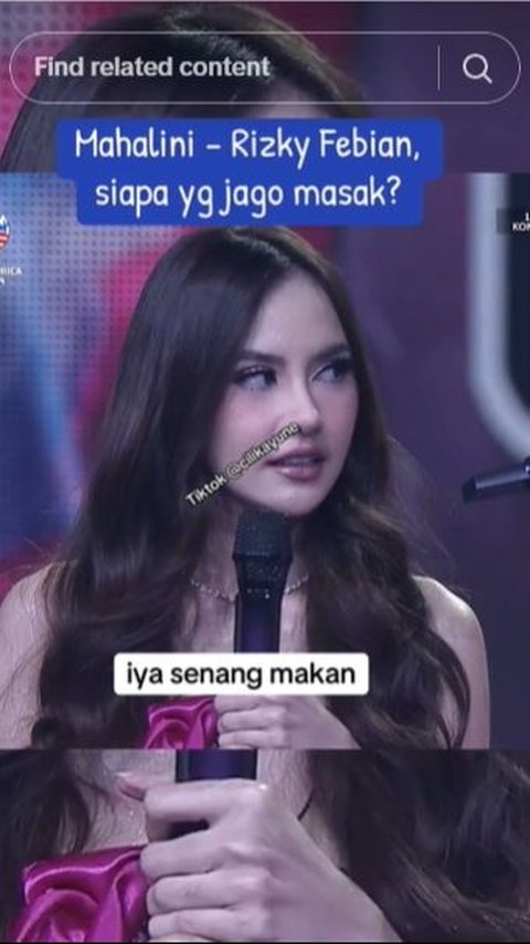 Wanita 24 tahun ini tampil menawan dengan riasan flawless di Konser Paling Romantis Indosiar.