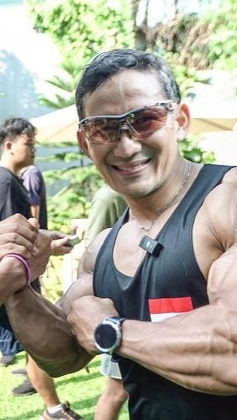 Badan Sandiaga Uno Tiba-tiba Berotot Setara Atlet Binaraga, Beri Tips Kocak Bentuk Otot Instan Tanpa Gym