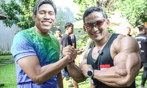 Badan Sandiaga Uno Tiba-tiba Berotot Setara Atlet Binaraga, Beri Tips Kocak Bentuk Otot Instan Tanpa Gym