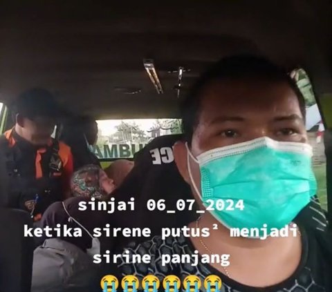 Momen Sopir Ambulans Ikut Sedih karena Pasien yang Dibawanya Meninggal saat Hampir Sampai Rumah, Bikin Sedih