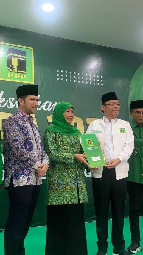 PPP Resmi Beri Dukungan Khofifah-Emil di Pilgub Jatim 2024