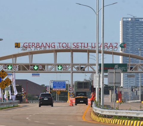 FOTO: Resmi Beroperasi, Tol Cimangis-Cibitung Seksi 2B Gratis Hingga Akhir Juli 2024