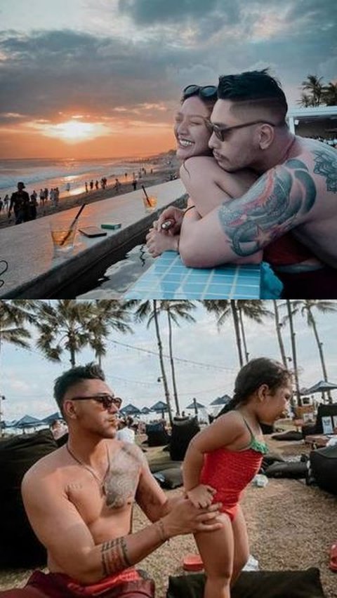 Gagah Bertato, Ini Potret Hot Daddy Krisjiana Baharudin yang Lemah Lembut ke Siti Badriah & Putri Kecilnya<br>