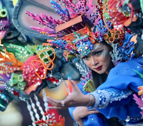 Tampilkan Sisik Melik Potensi Desa, Banyuwangi Ethno Carnival 2024 Pukau Ribuan Mata