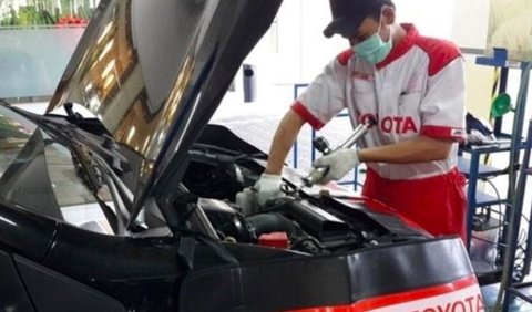 Memanaskan mesin secara rutin