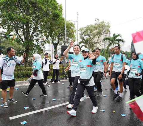 Potret Kapolda Riau Ikut Lari Maraton Bhayangkara Run Bersama 10.000 Peserta