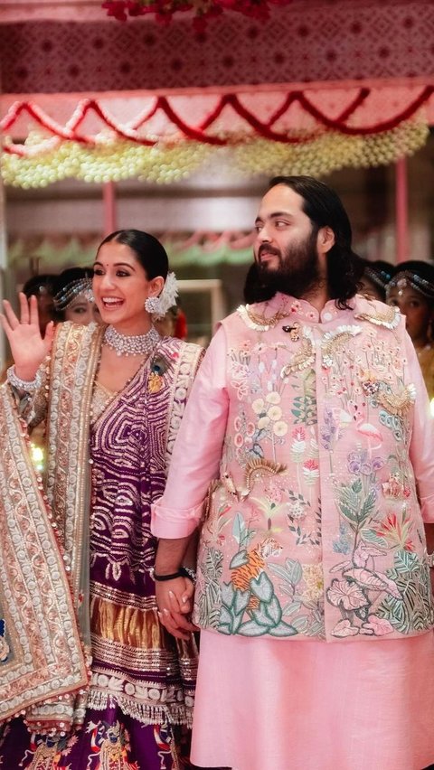 Fakta Bertaburnya Kemewahan di Pernikahan Anant Ambani dan Radhika Merchant, Dari Busana hingga Dekorasi Pernikahan