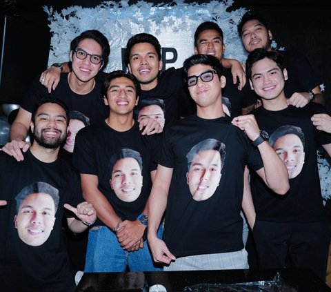 10 Portraits of Thariq Halilintar's Bachelor Party, Attended by Handsome Artists as His Groomsmen