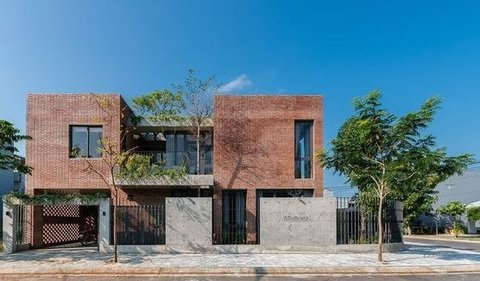 1. Rumah Bata Minimalis Berkonsep Modern