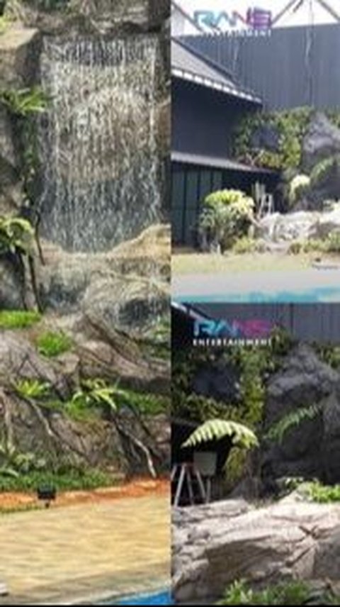 Potret Rainforest Garden Rumah Raffi Ahmad, Sejuk dan Asri Dilengkapi Air Terjun