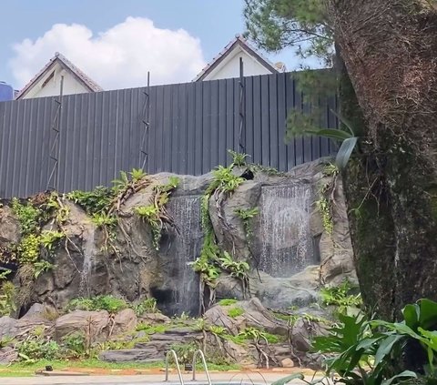 Potret Rainforest Garden Rumah Raffi Ahmad, Sejuk dan Asri Dilengkapi Air Terjun