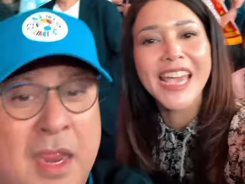 10 Potret Keseruan Maia Estianty & Irwan Mussry Nonton Final Euro 2024 di Jerman, Sempat Naik 'River Cruise' Keliling Berlin