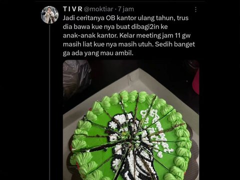 Viral Story of OB Celebrating Birthday, but the Cake He Wants to Share is Still Intact and Untouched