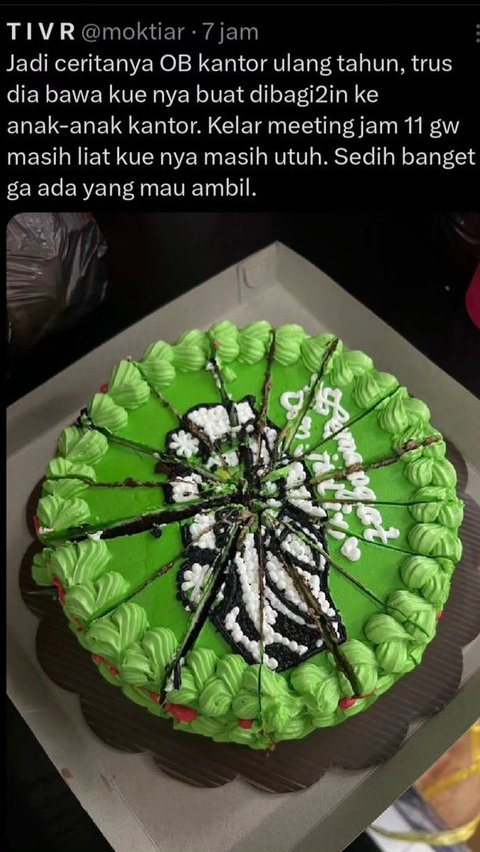 Viral Story of OB Celebrating Birthday, but the Cake He Wants to Share is Still Intact and Untouched